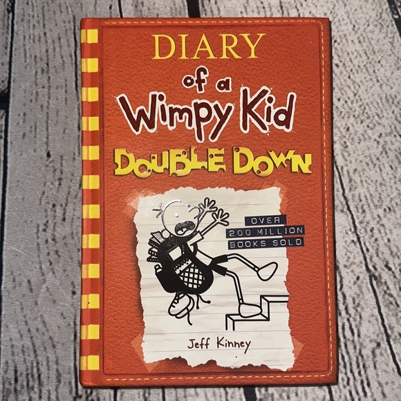 Diary of a Wimpy Kid Double Down & Get Away by Jeff Kinney 2 HARD COVER BOOKS - Picture 3 of 9